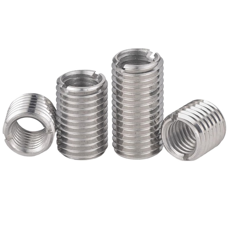 High Quality M4 M5 M8 M10 M12 M16 Stainless Steel Thread Insert Nut Galvanized Finish Adapter Screw for Wood DIN Standard