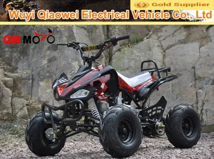 QWMOTO CE New Design off road 125cc Children ATV Kawasaki style 4 wheel Mototcycle ATV for cheap Sale
