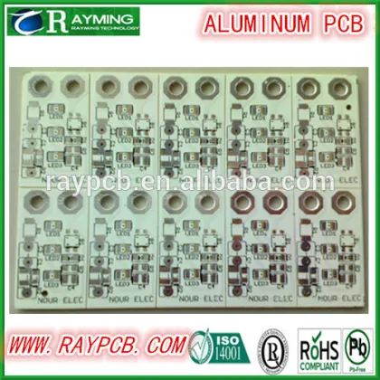 Aluminum metal core Black silkscreen 5oz high WMK pcb