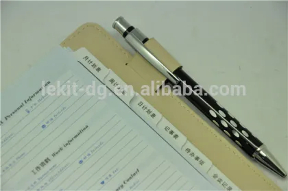 a5 6 ring promotional folders