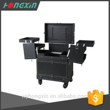 2016 popular new design popular design makeup case rolling with mirror