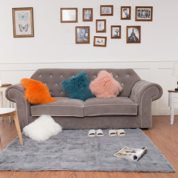 Lamb Fur Pillow Double Sided Fur