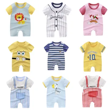 Custom Summer Baby Romper: Newborn Pure Cotton Romper with Buttons