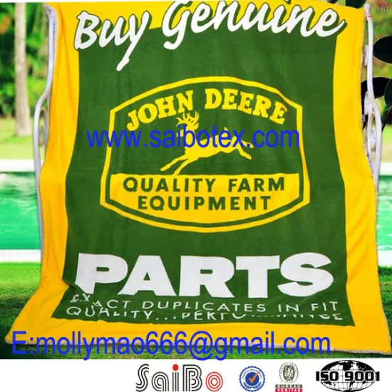 Micro plush fleece custom printed blankets