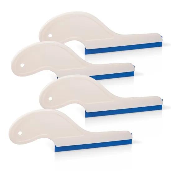 EHDIS 4pcs Water Wiper Car Cleaner Rubber Ice Scraper Vinyl Squeegee Carbon Fiber Wrap Tool Car Cleaning Tools Window Tint Tool