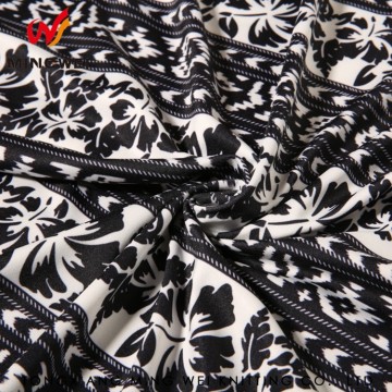 Cheap price weft knitting polyester fire retardant spandex fabric