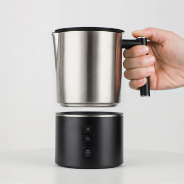 Multi-Functional Stainless Steel Electric Heater & Milk Frother: Versatile Kitchen Tool for Heating and Beverage Preparation