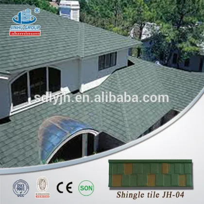 Roofing products system stone coated steel roofing tiles