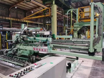 Auto baling machine for hot rolled steel rolls