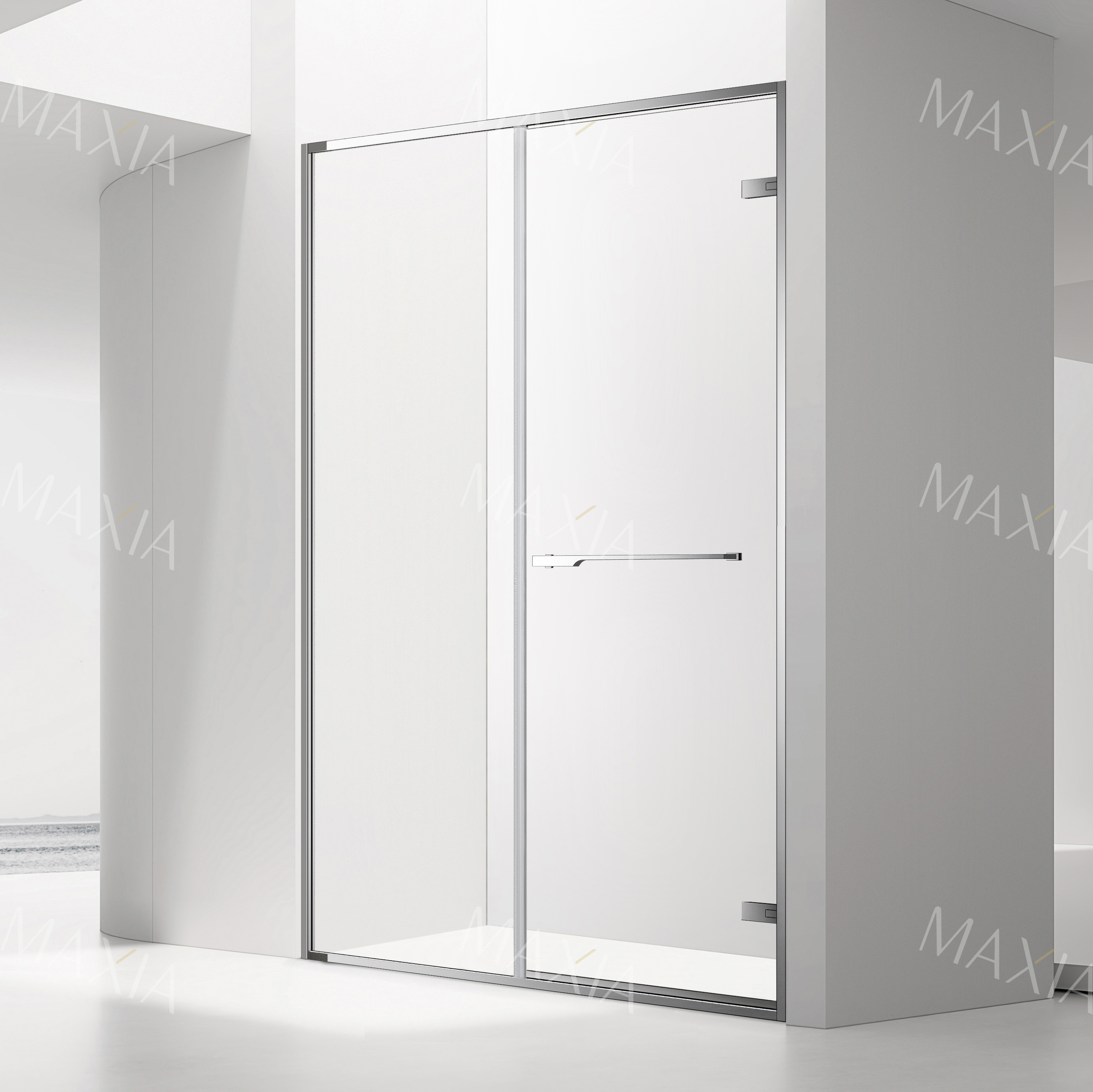 180 градусов открытых дверных шарнирных дверей для душа