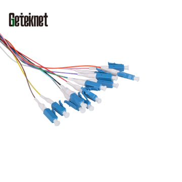 12 Core Singlemode LC/UPC Fiber Optic Pigtail - 9/125/900
