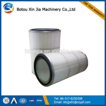 Pleated Air Filter Element Polyester Cartridge