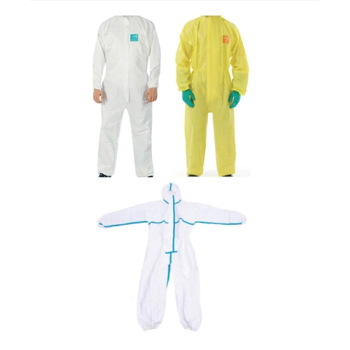 Waterproof folding surgical gowns SMS SMMS SMMMS material velcro closure  neck sterile packing