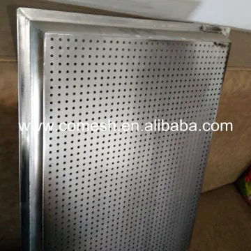 Perdurable Stainless Steel Perforated Metal Trays