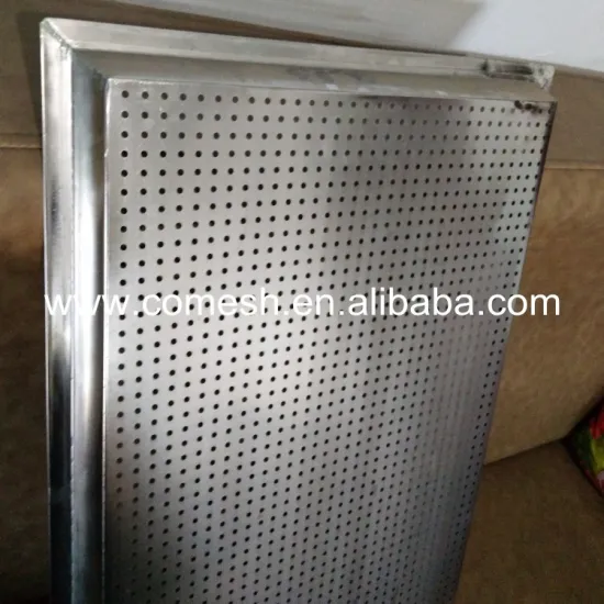 Perdurable Stainless Steel Perforated Metal Trays