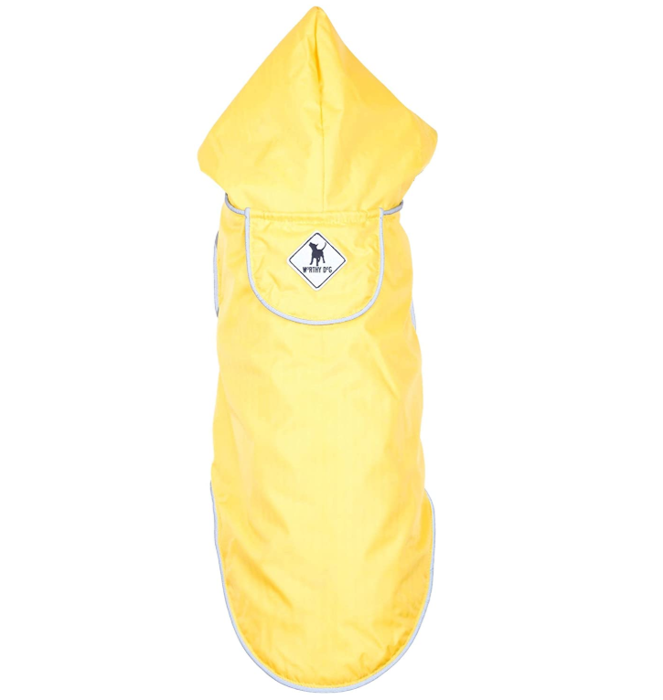 Dog Rain Jacket Water Resistant Hooded