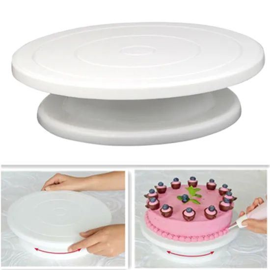 kitchen cake decorating icing rotating turntable cake stand