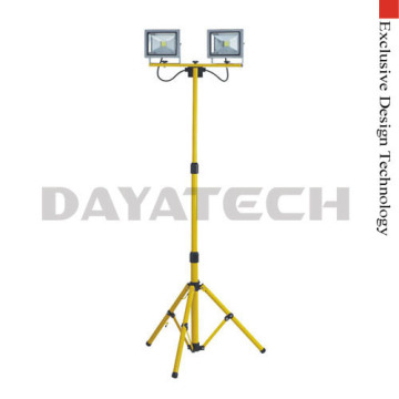 2x20w Led Work Light With Tripod Twin Head 
