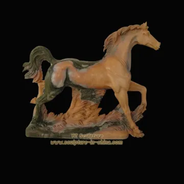 Stone Animal Sculpture of Horse (AMS-B003)