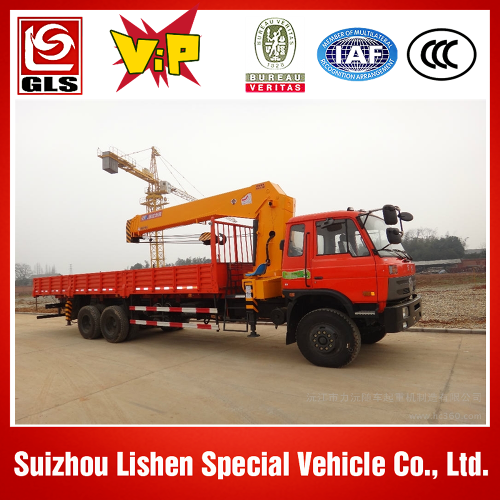 Best selling Dongfeng 6x4 Truck Mounted Crane