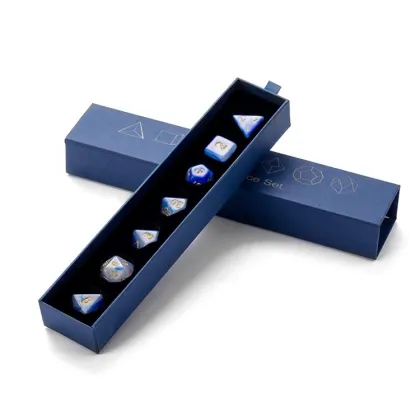 Plastic Polyhedral D20 DND Dice Set for Farkle and Classic Dice Games