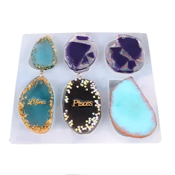 Wholesale Hot Sale: 25pcs DIY Jewelry Crystal Pendant Epoxy Mold Set for Resin Casting and Wind Chimes