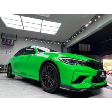 PET High Gloss Crystal Apple Green Car Vinyl