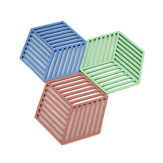 Best Selling Non-Slip Heat Resistant Silicone Coasters and Trivets for Hot Pots