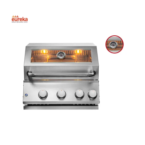 3+1 Burner Stainless Steel 304 Built in BBQ Gas Grill