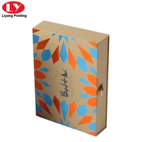 Brown Kraft Cardboard Dift Decty Drager με κορδέλα