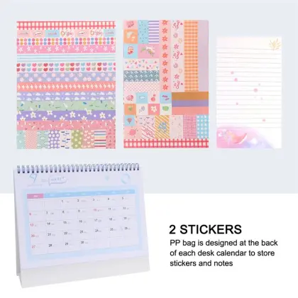1 Set Desk Calendar 2021 Calendar Tabletop Calendar Creative Calendar Notepad