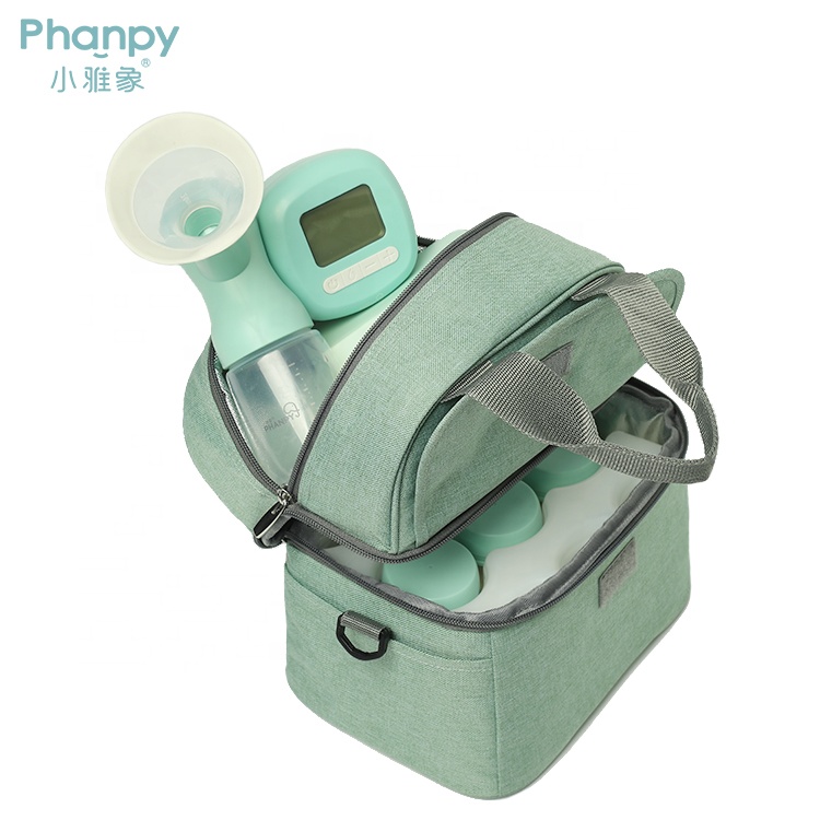 Mochila de almacenamiento Yile Breastmilk Cooler-Verde