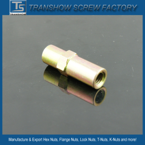 Round Head Grade 5.6 Galvanized Mild Steel Sleeve Nuts M6