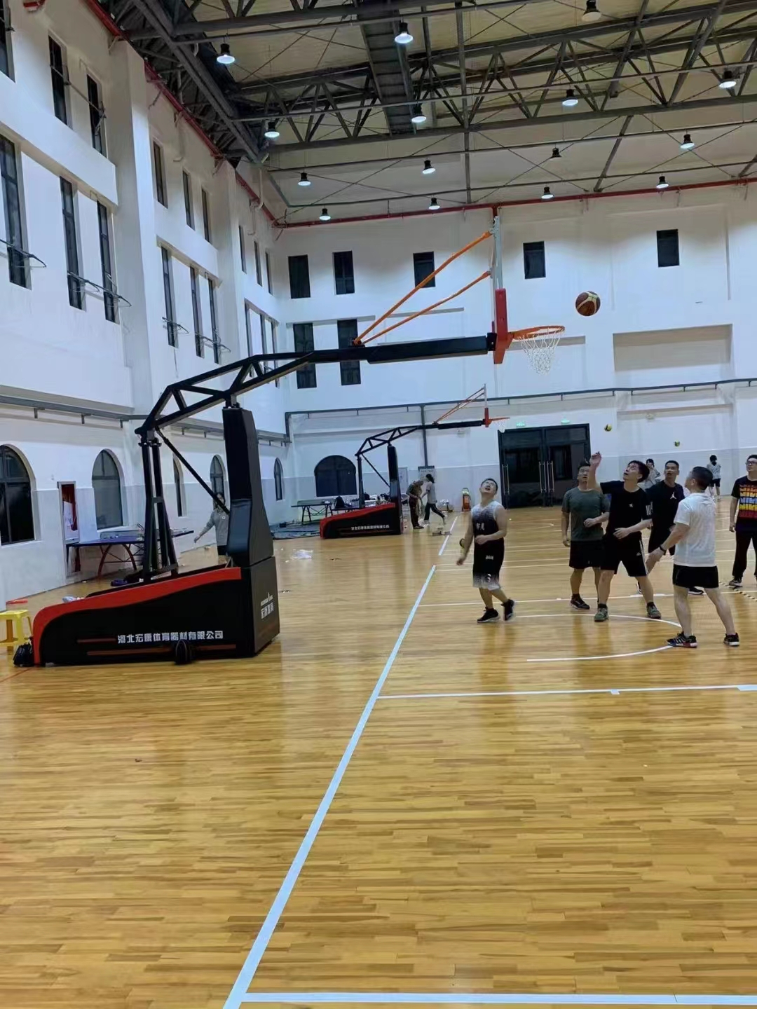 FIBA Standard Hydraulic Basketball Hoop Stand