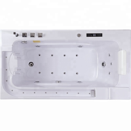 Stand Alone Bathtub Sizes Single Person Small Jetted Whirlpool Hydromassage Bathtub