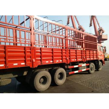 12 ล้อ Dongfeng Cargo Truck Lattice Truck
