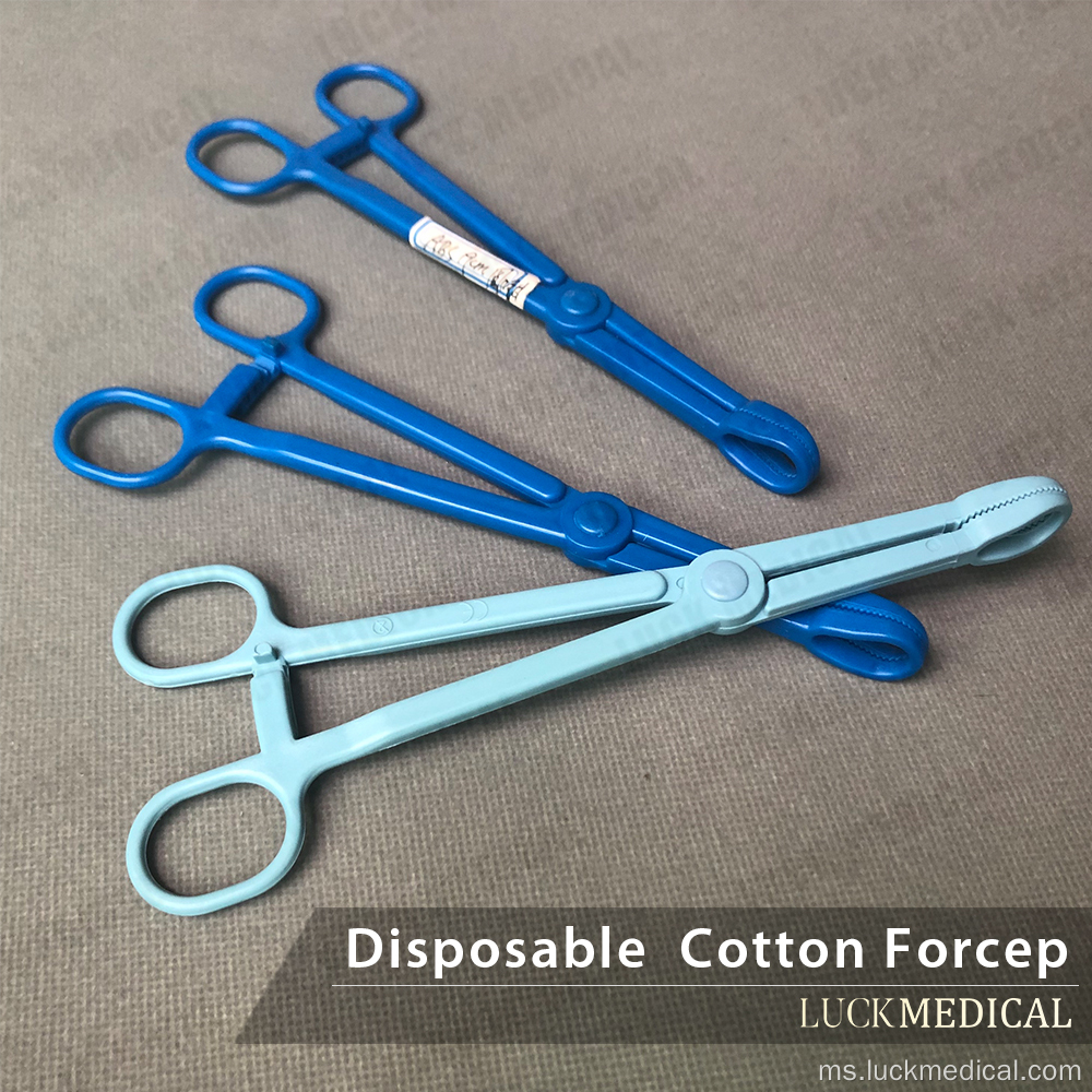 Forceps Cotton Forceps Plastik Pantasi Pincers Perubatan