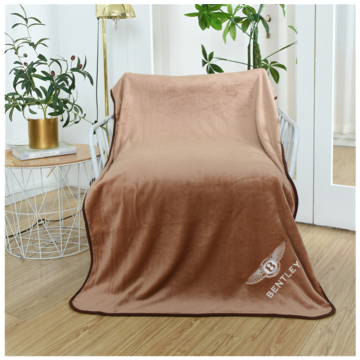 Cozy Soft Portable Light Weight Airplane Car Travel Fleece Blanket Flannel Fleece Blanket