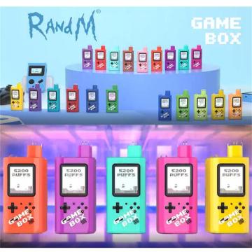 RandM Game Box 5200 Puffs Pod Disposable