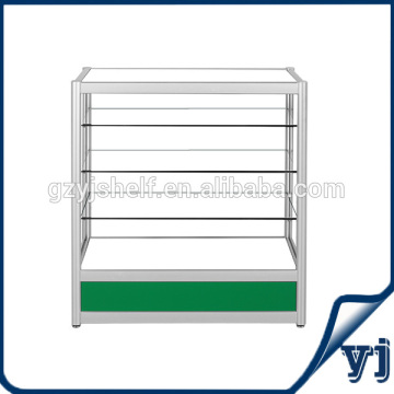 Titanium-alloy Glass Display Showcase for Decoration Accessaries