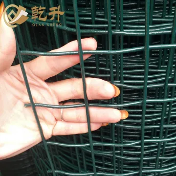 Factory Price High Quality 2X4 Green PVC Coated Holland Welded Wire Mesh Fence Panels