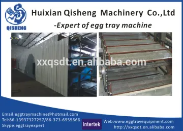 Full-automatic paper pulp egg tray machine/egg tray drying line/New Energy-saving Drying line