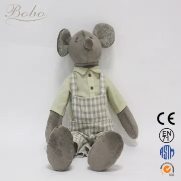 2014 cute stuffed animal shaped plush mouse toy mother for baby toy