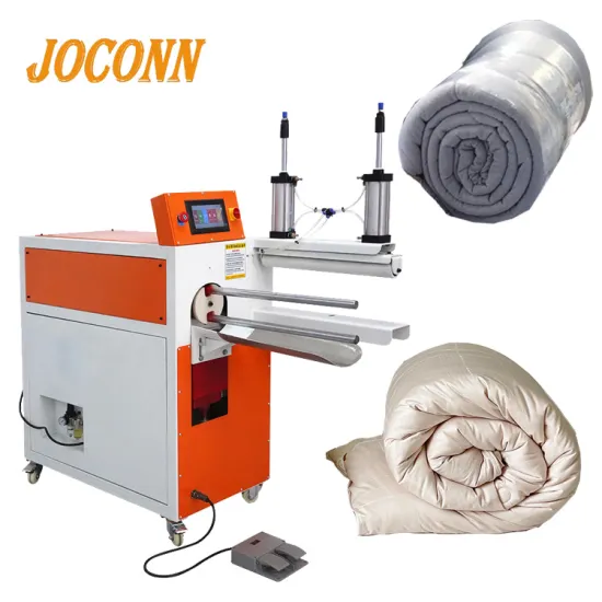 Automatic Pillow Core Duvet Rolling and Blanket Winding Machine