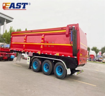 EAST Dump Trailer with Conveyor Belt and Track Walking Floor