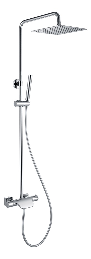 square head thermostatic shower