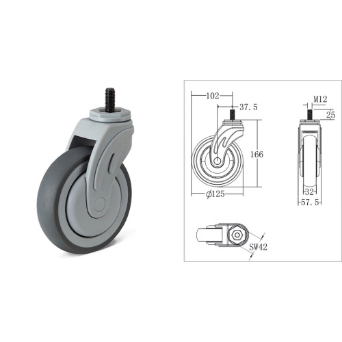 2023 Bestselling Medical Mobile Mount Wheel Caster