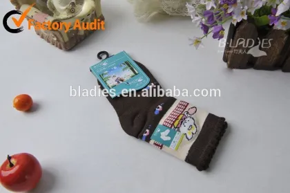 bamboo fiber children socks carton cute bamboo socks for kids