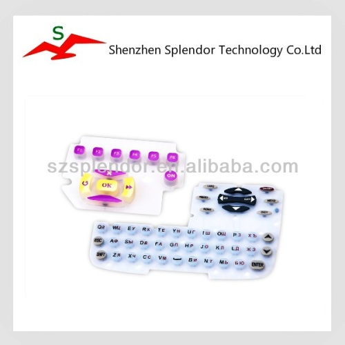 silicone rubber overlay keypad