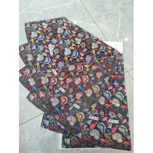 Lightweight 100% Polyester Velvet Printing Fabric For Summer